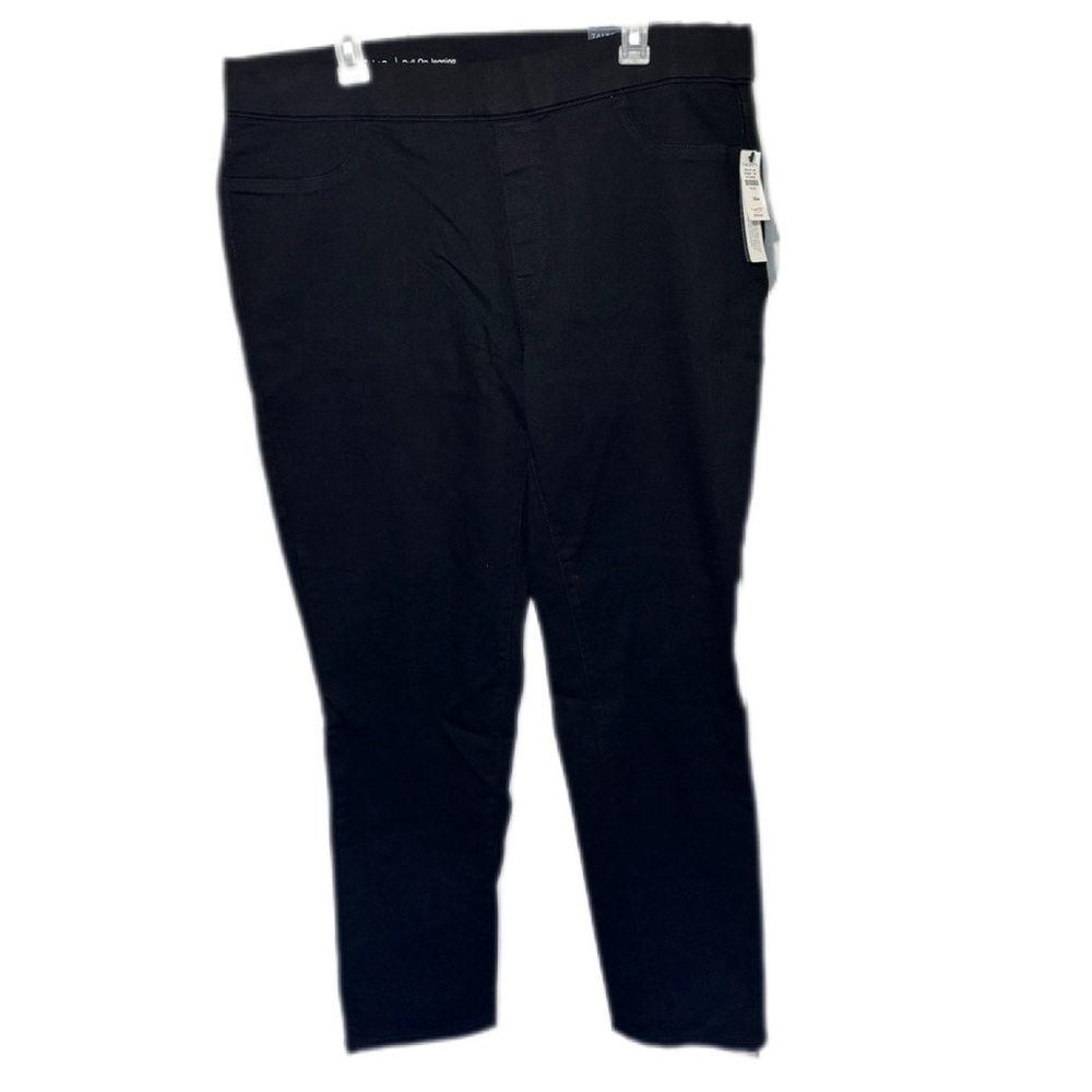 Talbots 18W Flawless Pull-On High Waist Jegging Ankle in Black